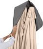 LECO Schutzhülle für Oval-Schirm 4,7x2,7m, Polyester anthrazit, 62x155 cm Bild 3
