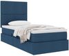 vidaXL Aufbewahrungsbett mit Matratze Blau 100 x 200 cm Polyester 3371702 Bild 3