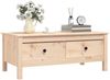 vidaXL Couchtisch 100x50x40 cm Massivholz Kiefer 814604 Bild 4