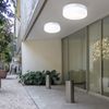 Deckenleuchte, Balkon, IP44, silber, 2 flammig, D 24cm Bild 2