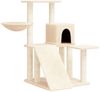 vidaXL Kratzbaum mit Sisal-Kratzsäulen Creme 82 cm 171660 Bild 2