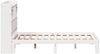 vidaXL Massivholzbett mit Regal ohne Matratze Weiß 135x190 cm Kiefer 3322592 Bild 5