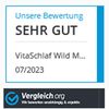 Vitaschlaf® WILD MOSCOVY W3 - LEICHT Sommer Premium Daunendecke 90% Klasse 1 Made in Germany Since 1947 - große Größen (155x220cm) Bild 2