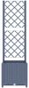 vidaXL Garten-Pflanzgefäß mit Spalier Blaugrau 40 x 40 x 136 cm PP 318249 Bild 3