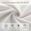 Polsterbett,Doppelbett,160 x 200cm,Bett mit Lattenrost, Kopfteil, gepolstertes Kopfteil, Beige Bouclé Bild 5