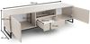 Bettso 'GENUA' RTV-Schrank Eucalyptus mit Schubladen 52 x 38 x 158 cm Bild 4