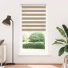 vidaXL Doppelrollo Sandbraun 95x200 cm Stoffbreite 90,9 cm Polyester 4014572 Bild 2