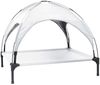 vidaXL Hundebett Silber Grau 90 x 81 x 80,5 cm Stahl 42008195 Bild 2