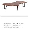 Abstrakter Wohnzimmer Couchtisch Beistelltisch Holz Design Tische Sofa Bild 2