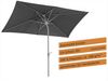Sonnenschirm Porto 300x200/6 rechteckig, ca. 300 x 200 cm anthrazit Bild 4