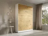 Vente-unique - RAPILI Bett Holz, Platte BeigeWeiß - B 50 cm239,2 cm x H 225,2 cm x L 159 cm Bild 3