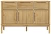 vidaXL Sideboard FLORO Wachsbraun 114x43x74 cm Massivholz Kiefer 374023 Bild 5