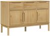 vidaXL Sideboard FLORO Wachsbraun 114x43x74 cm Massivholz Kiefer 374023 Bild 2