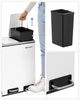 Calicosy Mülltrennung 3 Behälter à 18L Weiß mit Pedal - Weiß Bild 5