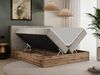 Boxspringbett, Schlafzimmerbett, Bettkasten - BELLISSIMO - 160 x 200 cm - Beige Stoff - H3 Bild 3