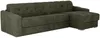 Vente-unique - DARIELO Sofa Stoff Grün - B 223 cm152 cm x H 93 cm x L 275 cm Bild 5