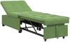 vidaXL Schlafsofa Hellgrün 194 x 67 x 82 cm Samt 42008597 Bild 2