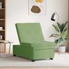 vidaXL Schlafsofa Hellgrün 194 x 67 x 82 cm Samt 42008597 Bild 3