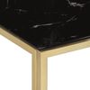 vidaXL Couchtisch Golden Edelstahl und Hartglas 350020 Bild 4
