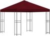 vidaXL Pavillon 3x3 m Bordeauxrot Polyester und Stahl 190 gsm 900335 Bild 2