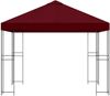vidaXL Pavillon 3x3 m Bordeauxrot Polyester und Stahl 190 gsm 900335 Bild 4