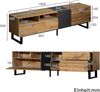 MODFU TV-Schrank Lowboard, Fernsehtisch TV Board (1-St, mit Holzmaserung) 180 x 50 x 38 cm,(B x H x T) Bild 4