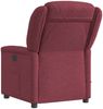 vidaXL Massagesessel Weinrot Stoff 4015609 Bild 5