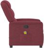vidaXL Massagesessel Weinrot Stoff 4015609 Bild 4