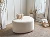 Pouf SACO Stoff Hellbeige Bild 3