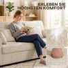 HOMCOM Sofa Bequemes Polstersofa, Bequemes Polstersofa 1 Teile, Breite Sitzfläche 175cm, robuste Metallbeine Bild 4