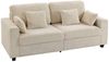 HOMCOM Sofa Bequemes Polstersofa, Bequemes Polstersofa 1 Teile, Breite Sitzfläche 175cm, robuste Metallbeine Bild 2