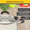 Fleischtopf KANSAS 20 cm ER, mit Ausgießer, Glasd. Bild 3