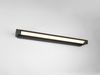 Dimmbare LED Bad Spiegelleuchte FABRIZIO schwenkbar, Schwarz Breite 80cm Bild 3