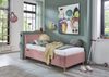 Polsterbett >Cool mit BK< Liegefläche 90x200cm, Rose, Stellmaß: 100x90x210cm (BxHxT) Bild 3