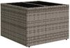 vidaXL 9-teiliges Gartensofa-Set mit Kissen, grau, Polyrattan 3219950 Bild 4