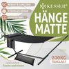 KESSER® Hängematte HILL mit Gestell Kissen Doppelhängematte für 2 Personen-Stabiler Rahmen -200kg Belastbarkeit Indoor & Outdoor XXL Hängesessel Doppel Mehrpersonen Garten Pool Balkon Terrasse Anthrazit Bild 2