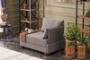 1-Sitzer-Sofa, 'Fly', 80 x 75 x 100, Braun Bild 2