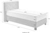 Westfalia Schlafkomfort Boxspringbett, wahlweise mit Topper Bild 3