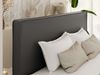 Design Polsterbett LUMARO CLASSIC 180 x 200 cm mit Lattenrost & 12cm hohen Füßen, Doppelbett mit Kopfteil, Konfigurierbar, Pocket Matratze - Grau Kunstleder - VIRE LUX Bild 3