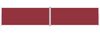 vidaXL Seitenmarkise Ausziehbar Rot 200x1000 cm 318047 Bild 2