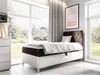 Boxspringbett 'Lenda Junior 1', braun, 90x200 cm, Rechts Bild 2
