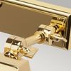 Wandlampe, Bilderleuchte, Stahl, Messing, B 18,2 cm Bild 4