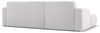 Micadoni Ecksofa Molino 4-Sitzer Links Boucle Hellgrau Bild 3