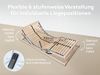 Betten-ABC Max1 Elektro – Elektrischer Lattenrost mit Kopf- & Fußteilverstellung + Funkfernbedienung, Größe: 70x220 Bild 5