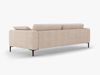 Micadoni Sofa Bemy 4-Sitzer Strukturierter Stoff Sand Bild 3