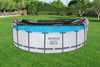 Bestway PVC-Abdeckplane rund, PVC schwarz, Ø 555 cm Bild 2