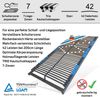 Lattenrost Schulter 90x190cm 42 Leisten starr Bild 3