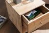 Nachtkonsole SAKIR 40 x 56 x 40 cm Mango Massivholz Nachtschrank hoch | Landhaus Nachtkommode Boxspringbett | Nachttisch mit Schubladen | Nachtkästchen Nachttischschrank Holz | Beistelltisch massiv Bild 4