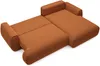 Vente-unique - MONELIA Sofa Stoff Rot - B 167 cm x H 81 cm x L 270 cm Bild 4