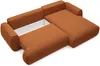 Vente-unique - MONELIA Sofa Stoff Rot - B 167 cm x H 81 cm x L 270 cm Bild 5